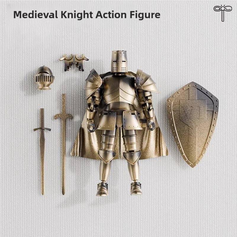 Medieval Knight Armor Action Figure Multi-Jointed Movable Robot Dummy 13 T13