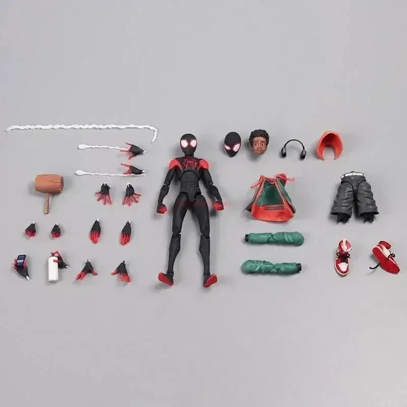 Spider-Man Action Figure Miles Morales Into The Spider Verse Toy Gift With Box ✅