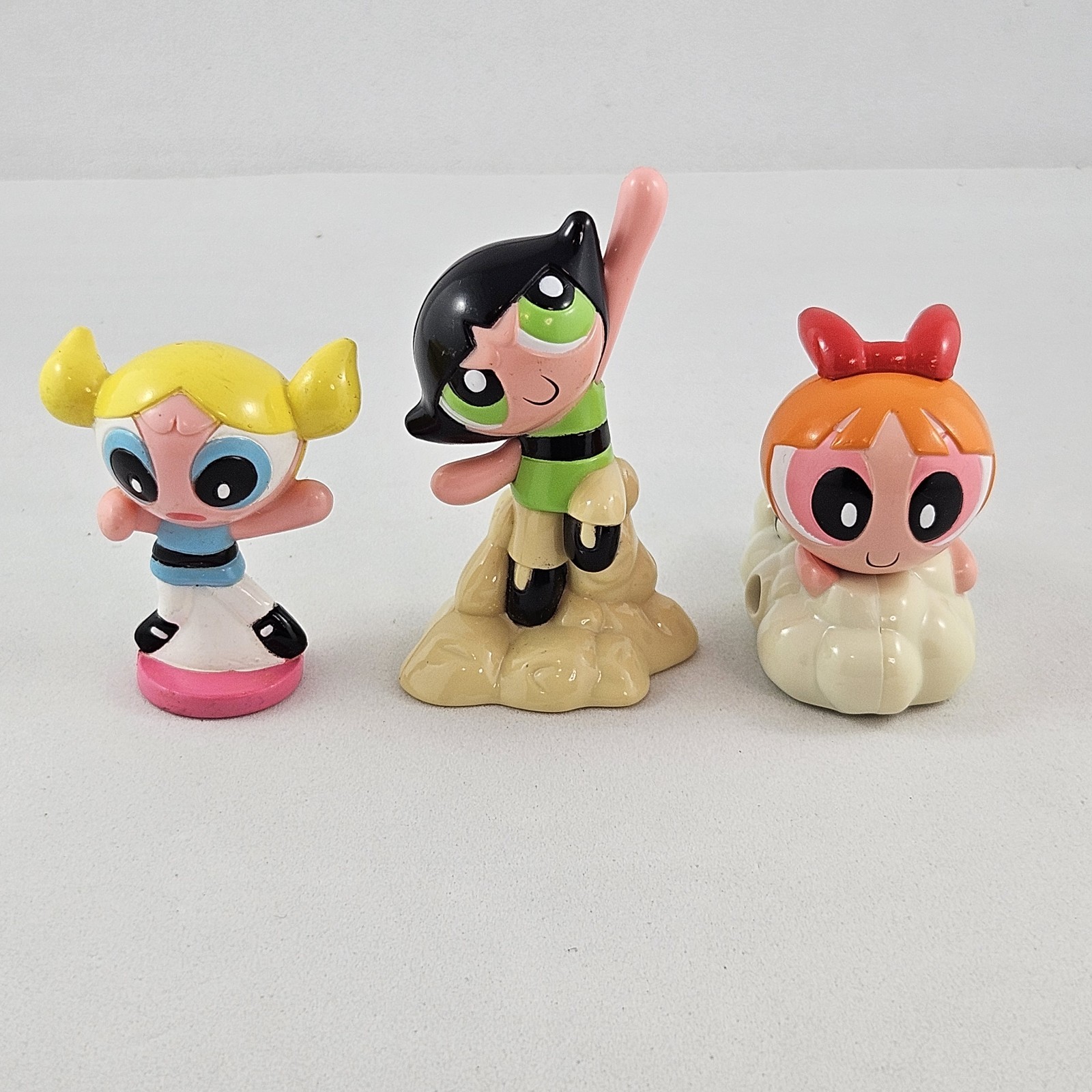 Powerpuff Girls mini figures Maxx Marketing lot of 3 Blossom Bubbles Buttercup