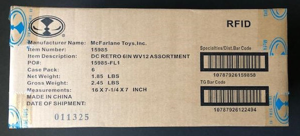 McFarlane DC Super Friends Wave 2 6″ SUPERMAN Flash CHEETAH -Factory SEALED Case