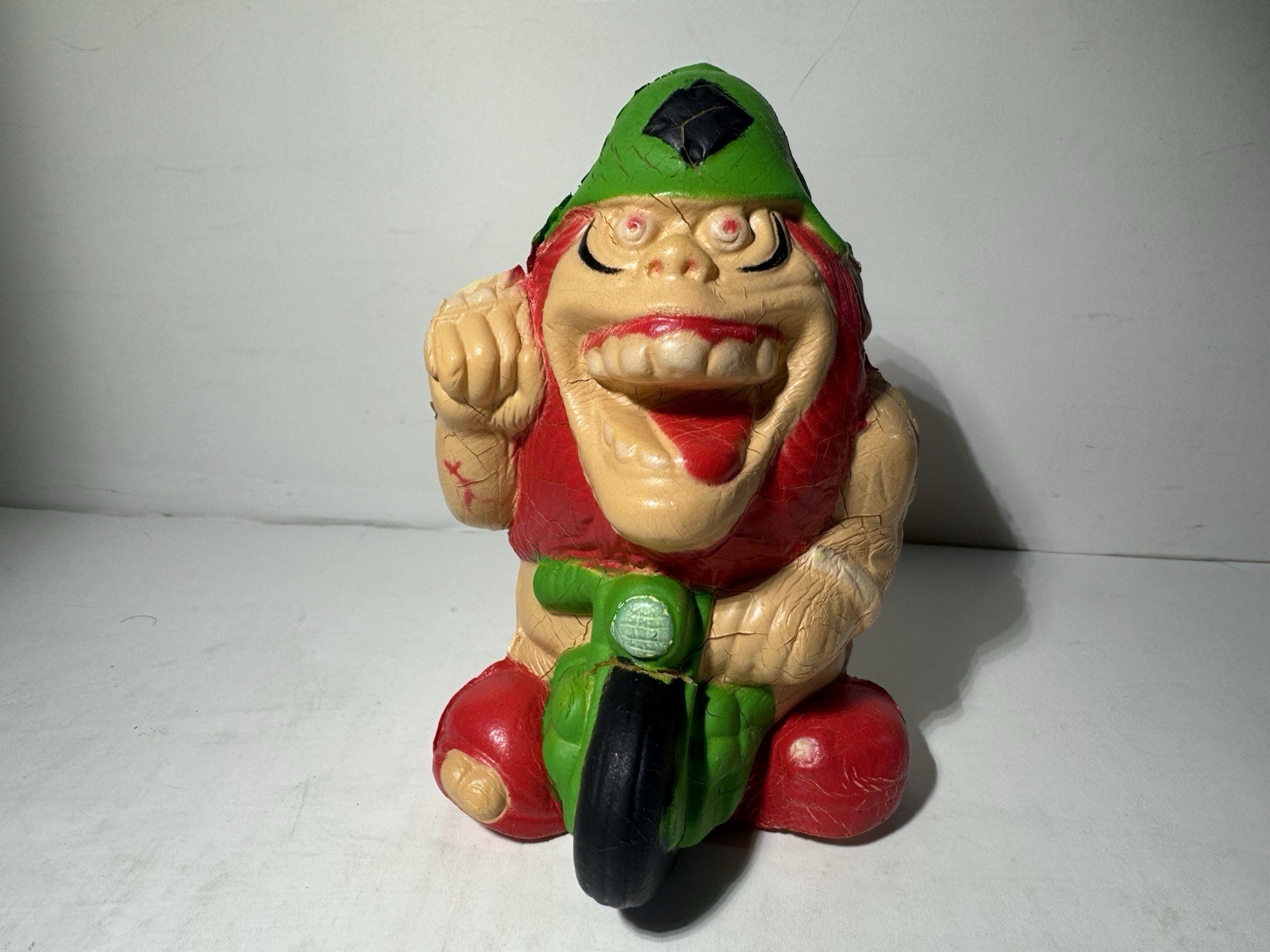 Mash Ems Bike Breath Squeeze ’Ems Evil Motorcycle Figure 1987 Coleco Vintage