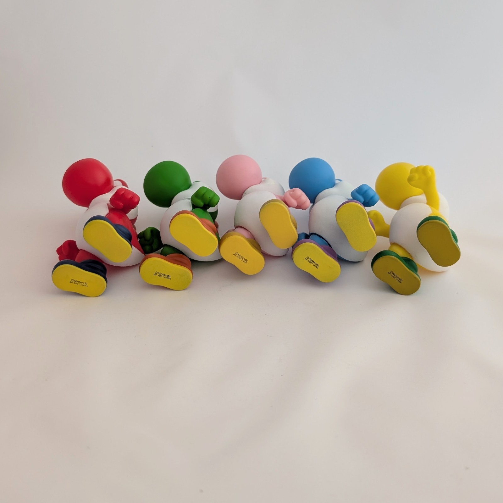 Nintendo Yoshi Figure Set of 5 Banpresto BP 2007 Super Mario Color Set