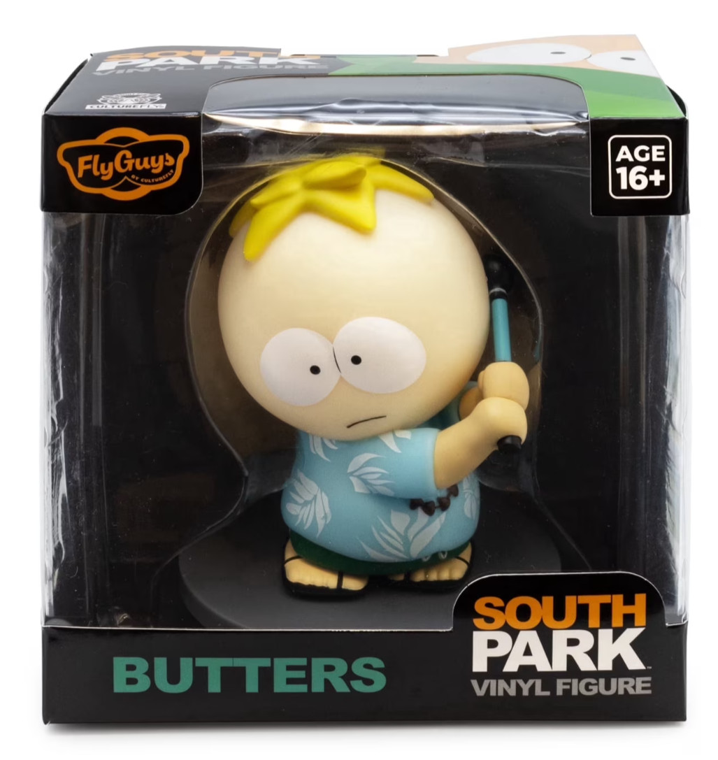 South Park BUTTERS Playing Golf Vinyl Figure 4.5 inch by Culturefly New in Box