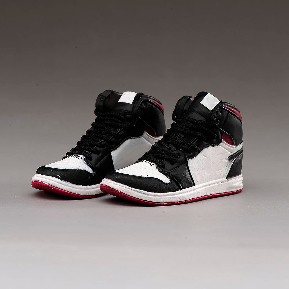 1/6 Unisex White Sport Shoes Male Female Model For 12″ Action Figure Body Toys