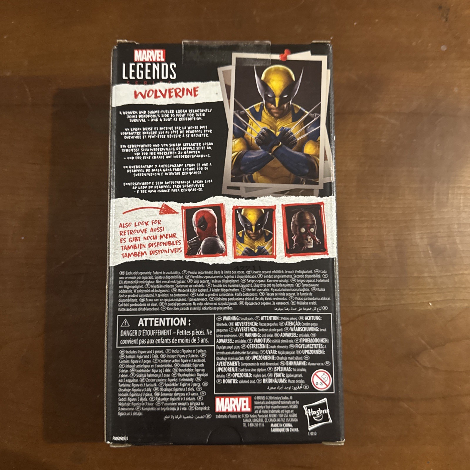 Marvel Legends Series Deadpool & Wolverine 6” Wolverine Action Figure 2024 MISB
