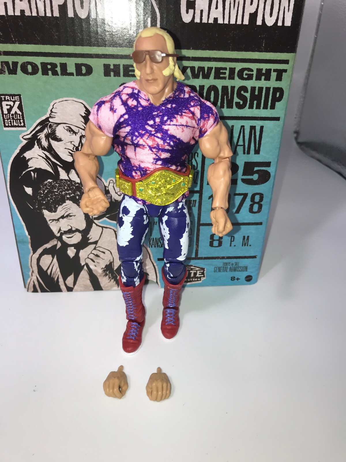 WWE Elite Legends of the Territories Superstar Billy Graham Wrestling Complete