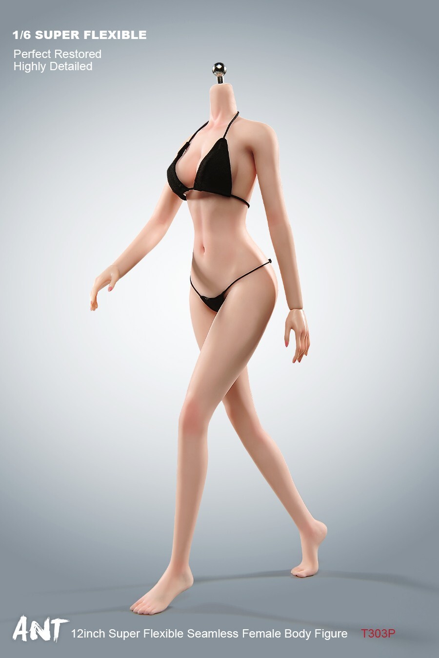 1/6 Normal Large Breast Super Flexible Makeup Seamless Body Figure With Detail