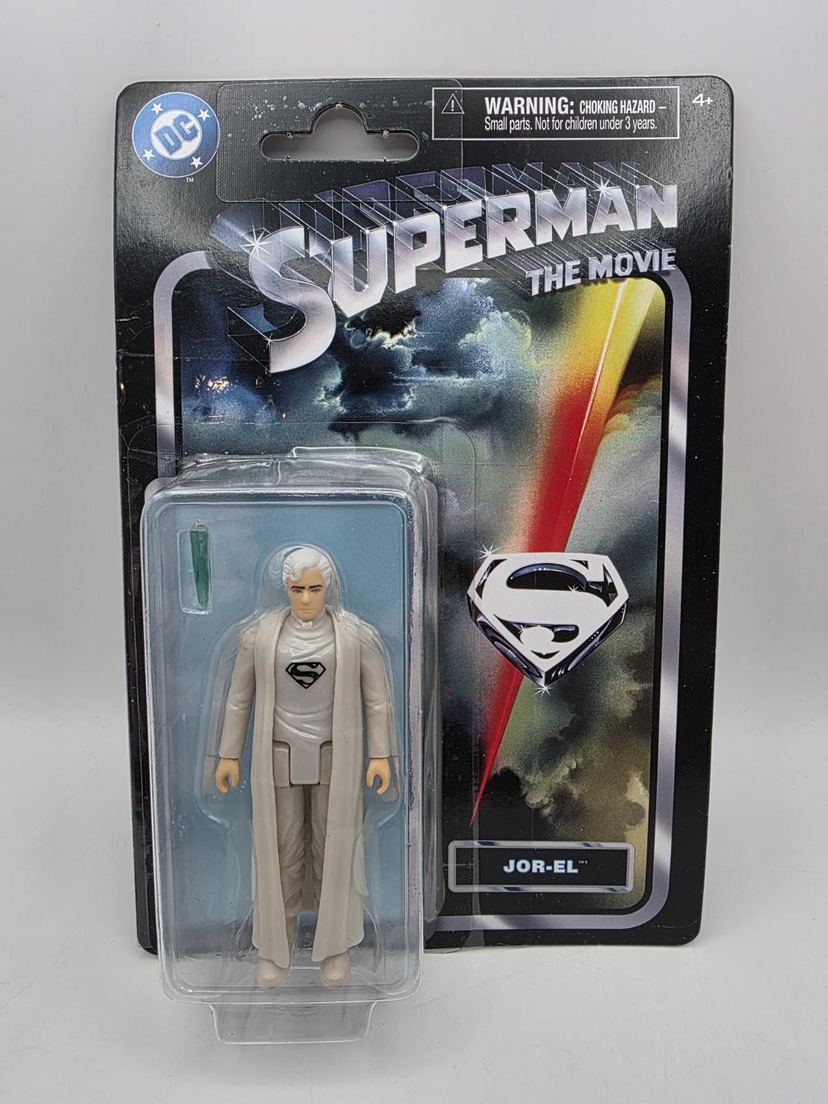 2025 SPIN MASTER DC SUPERMAN THE MOVIE (1978) JOR-EL WHITE VERSION 3.75″ FIGURE