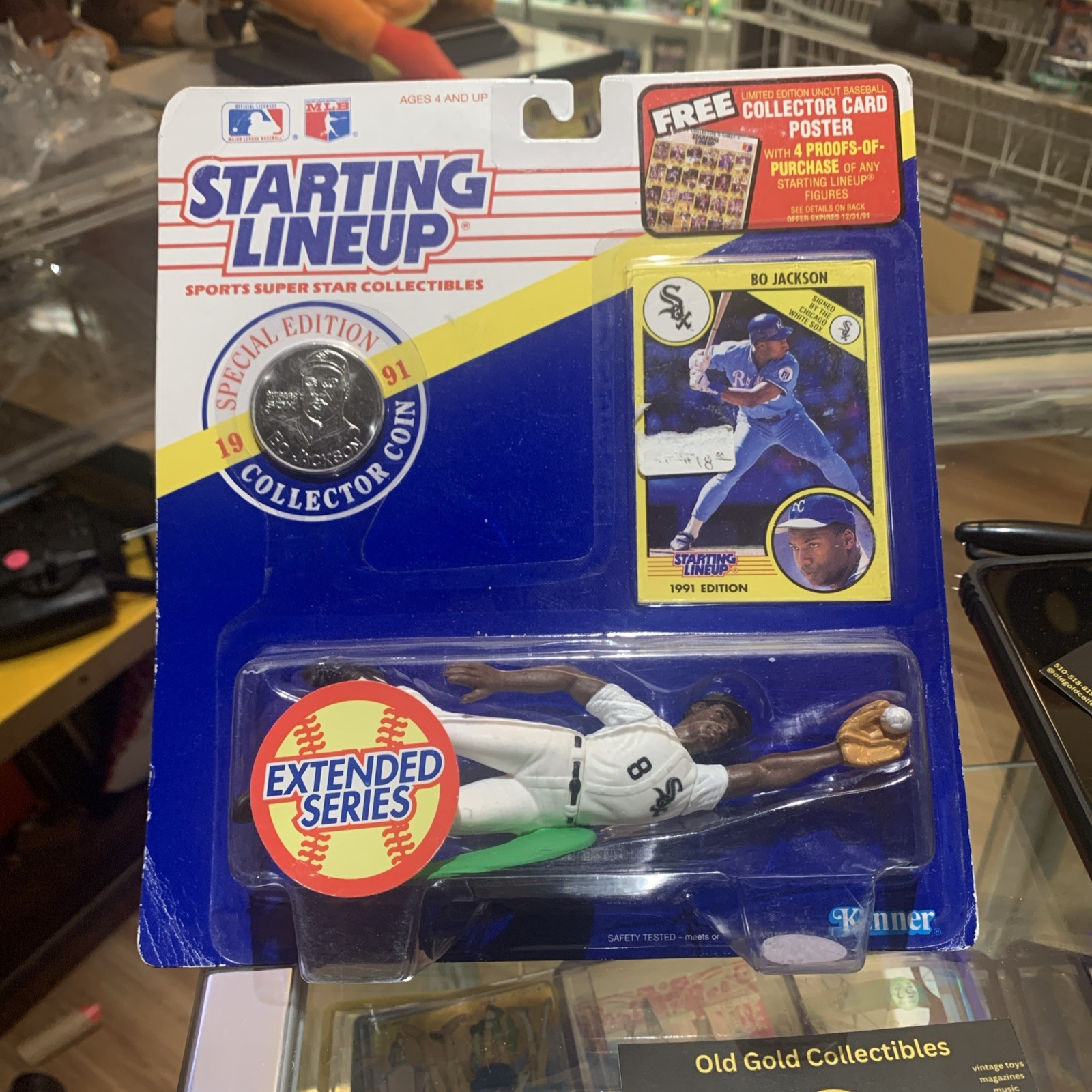 Bo Jackson – 1991 Kenner Starting Lineup Special Edition – Sealed New