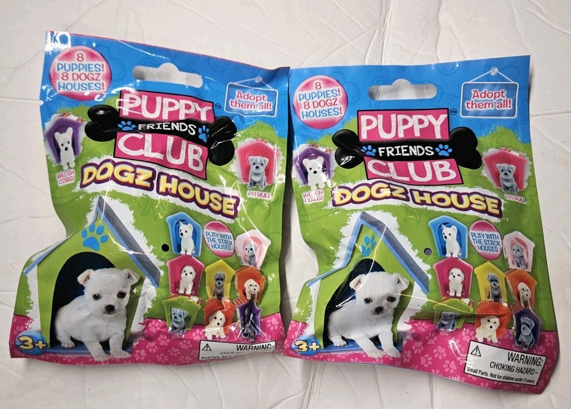 Puppy Club Friends Dogz House 2 Blind Bags Miniature Figures COOL THINGS NEW