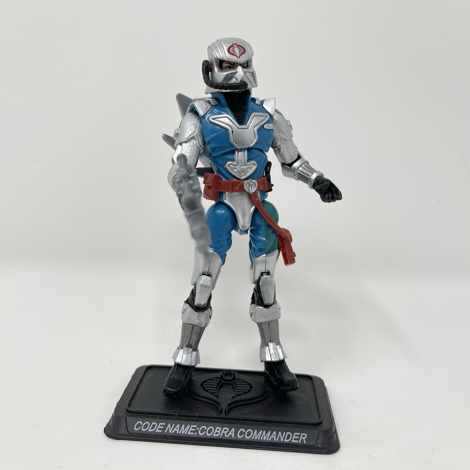 GI Joe Cobra Commander V28 Action Figure Complete Battle Armor 25th Anniversary
