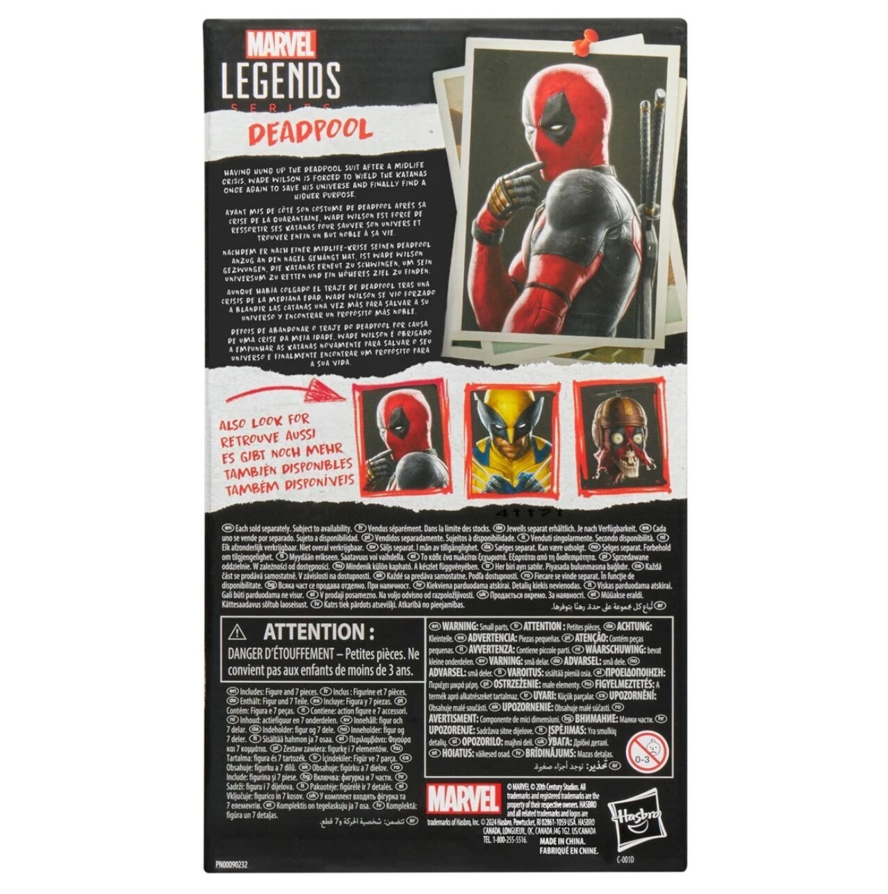 Deadpool & Wolverine Marvel Legends Deadpool Action Figure ***IN-STOCK***
