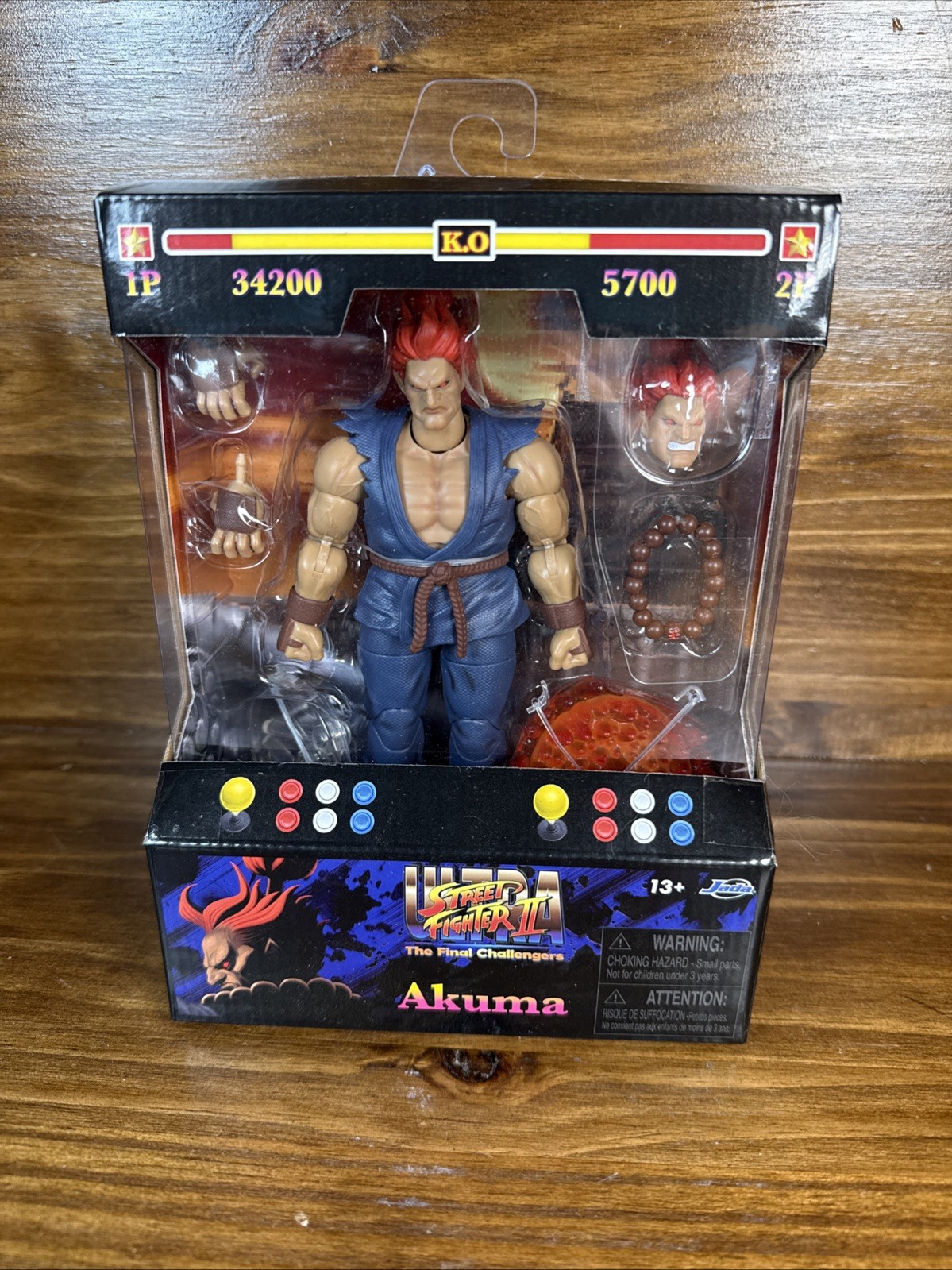 NEW IN STOCK NOW! Ultra Street Fighter II SHIN AKUMA 6″ AF by Capcom & Jada Toys