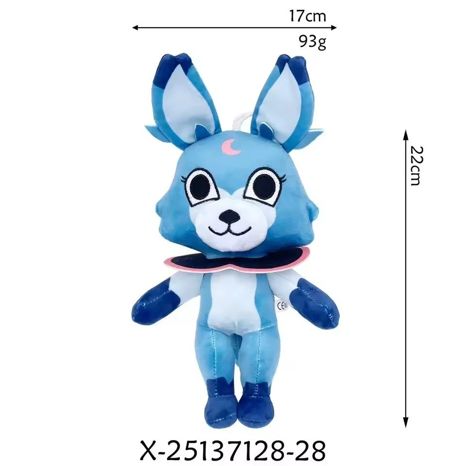 Dandy’s World Plush Gourdy Eclipse Pebble Rosy Ribecca Plushie Toy for Game Fans