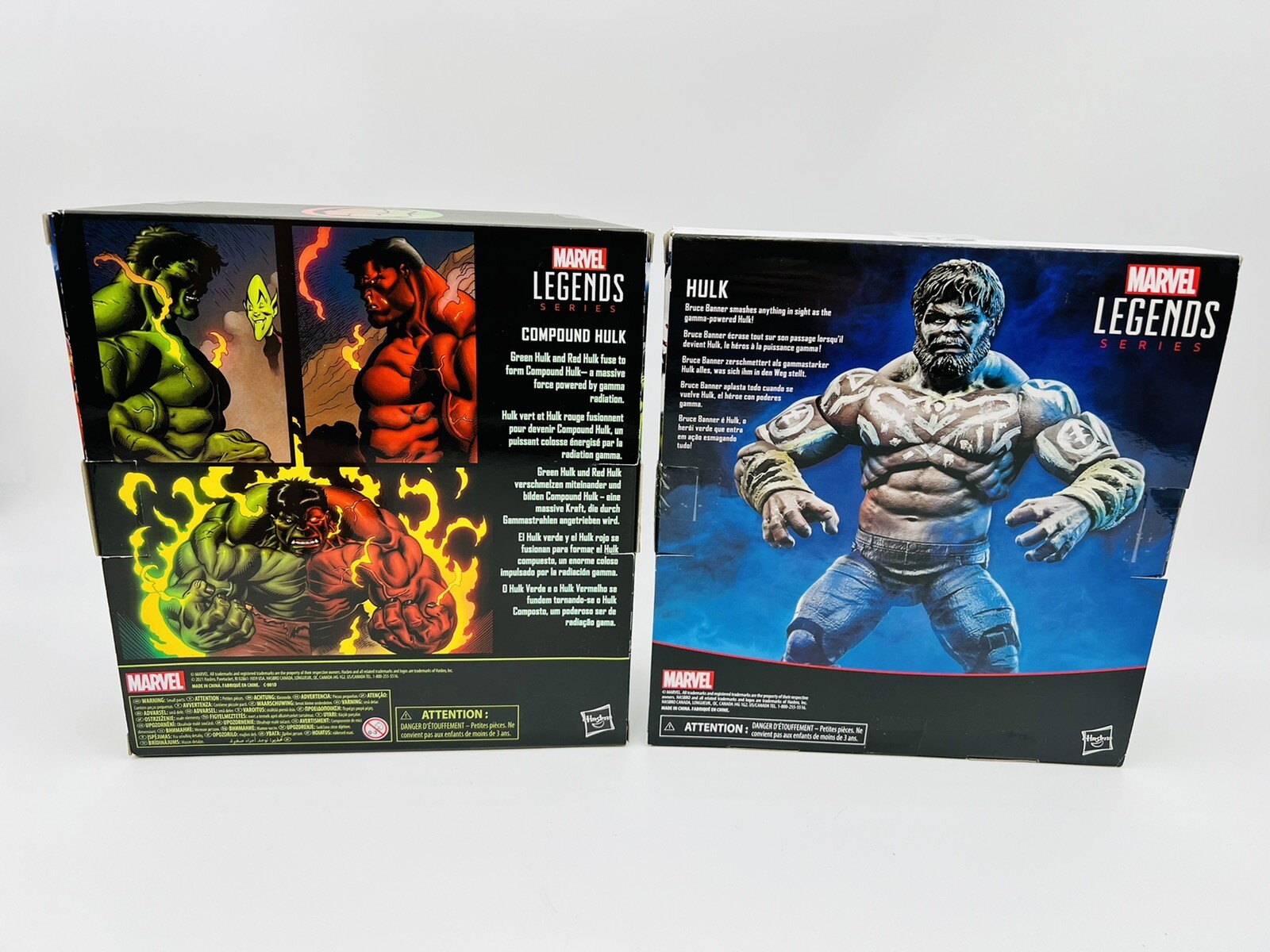 Marvel Hulk Action Figure Set Compound Hulk And Gamerverse Hulk Exclusives New