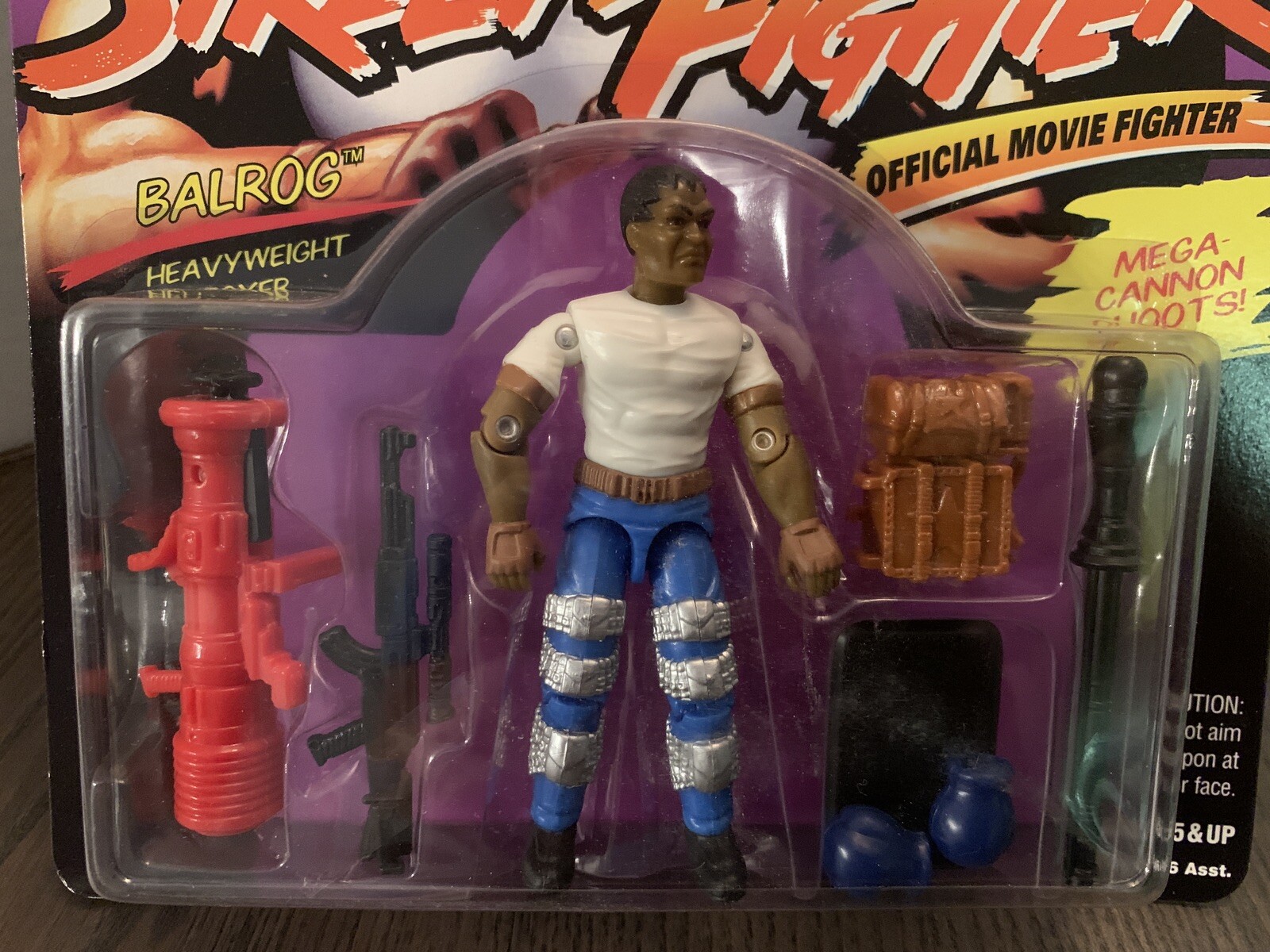 Capcom Street Fighter: BALROG~ Heavyweight Boxer Hasbro 1994