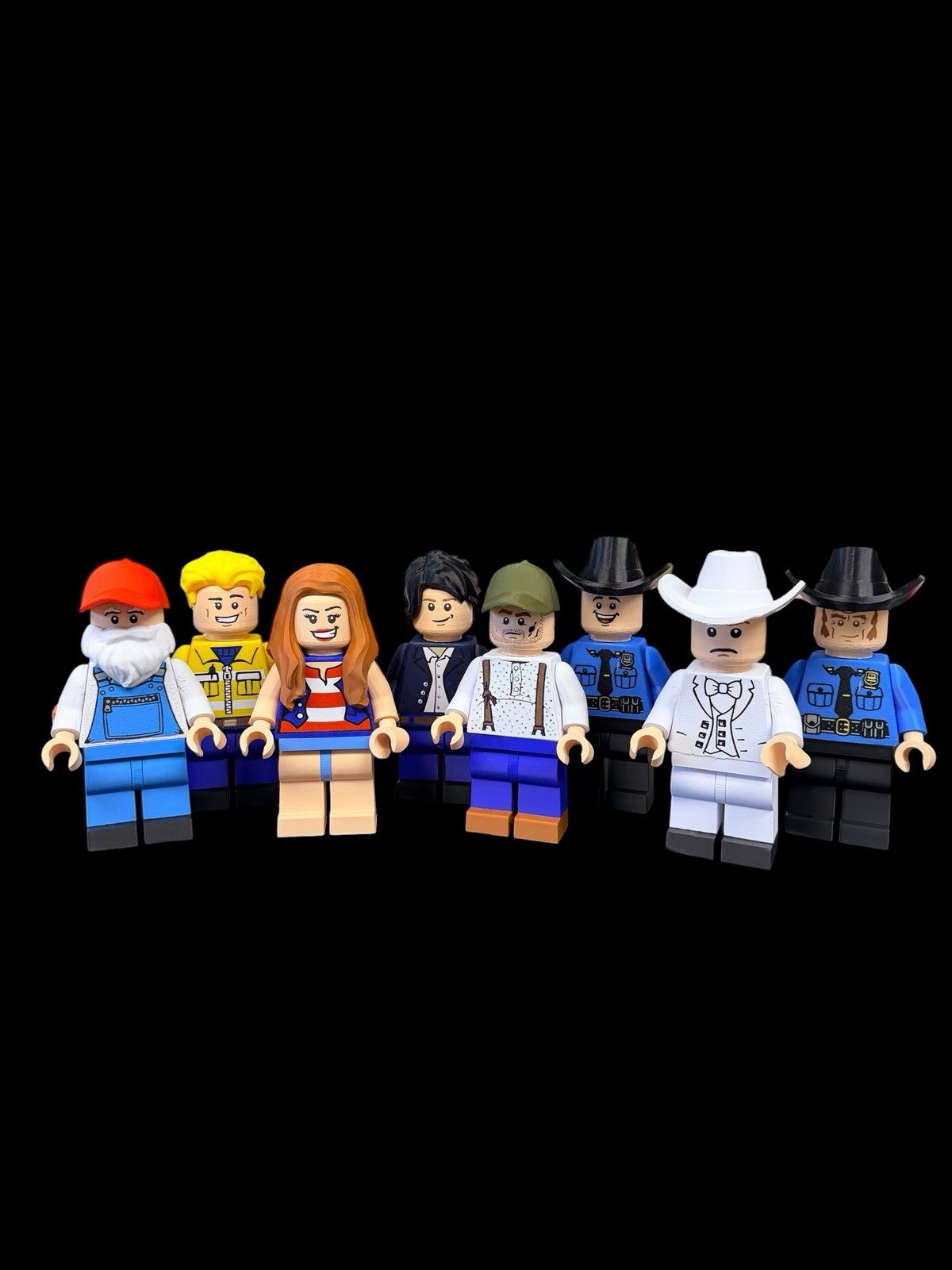 Dukes Of Hazzard Cast – 9″ TALL