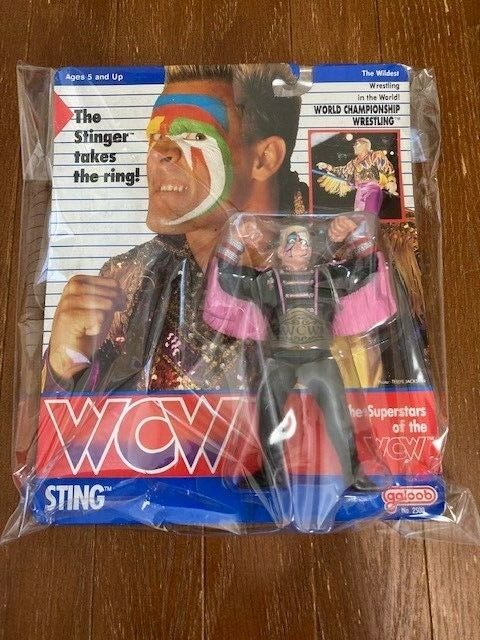 Sting Wrestling Figure 1991 Europe Limited Edition WCW UK Card Version =14#TM
