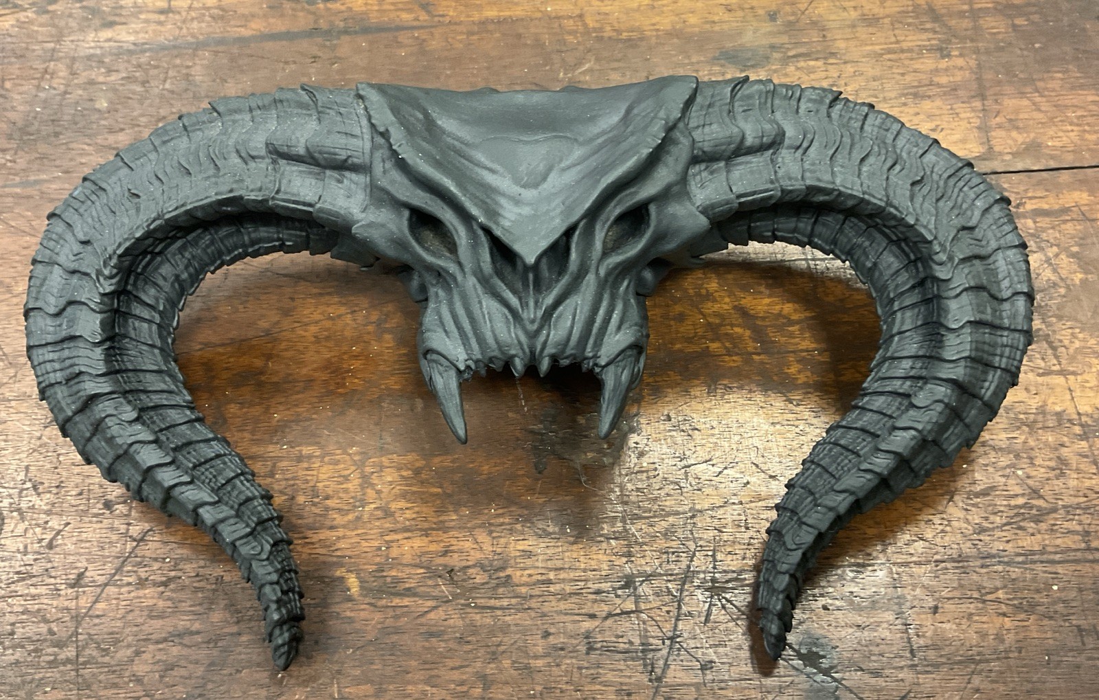 Balrog Skull (LOTR) Lord Of The Rings Replica Figure Toy Display 8” Black