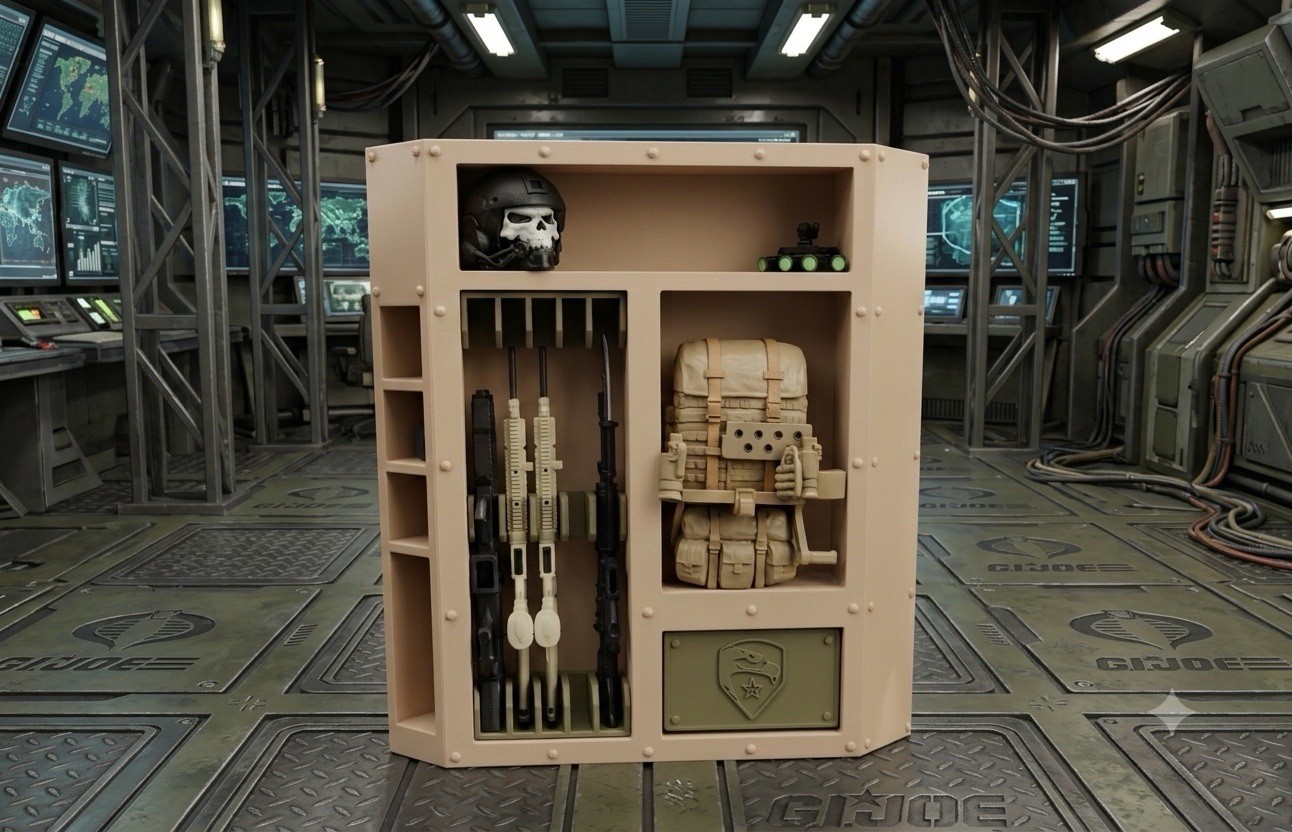 1:12 Scale 6” Gi Joe Class Control Cmd Center & Armory Plus More See Description