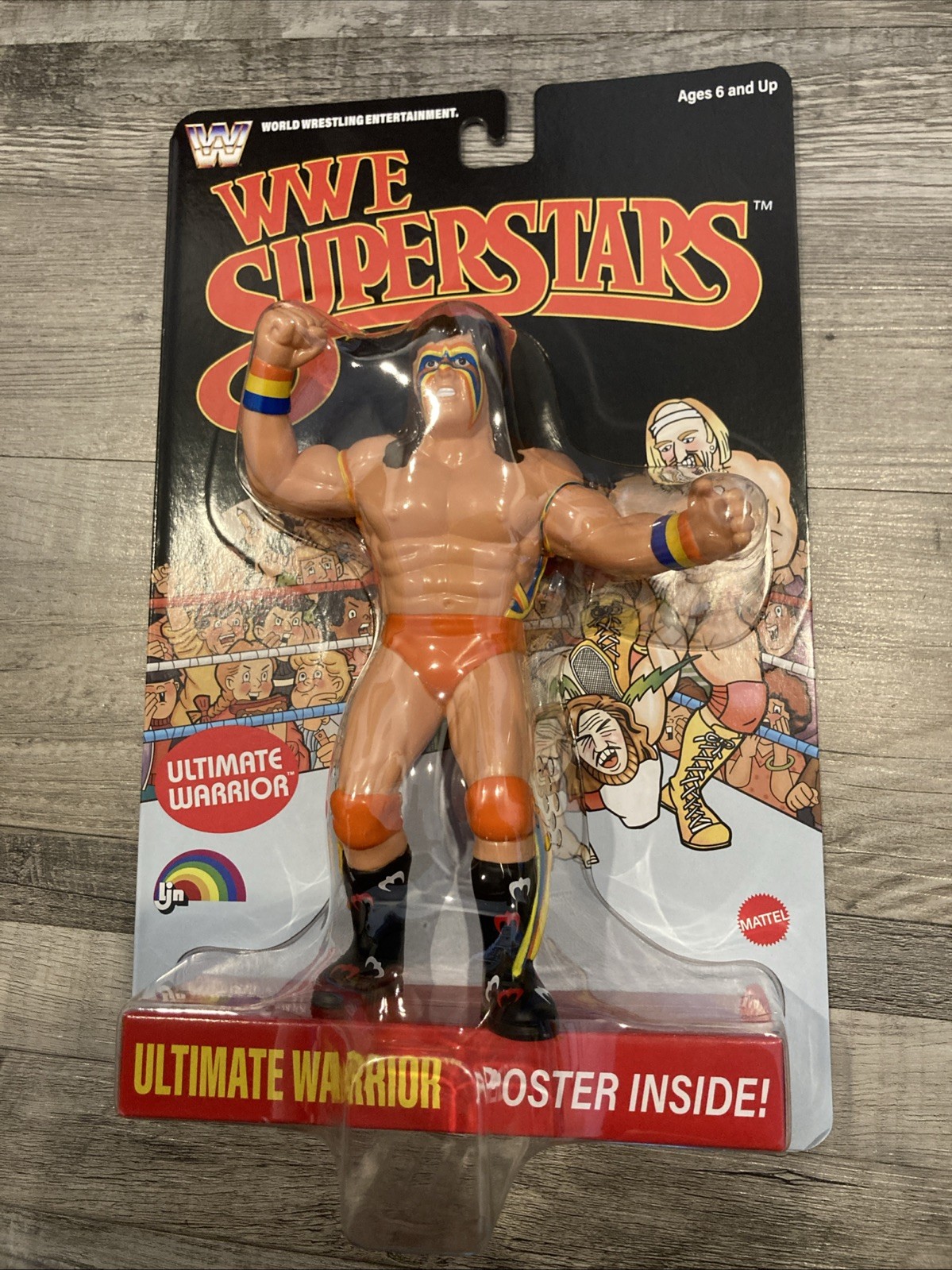2026 WWE LJN Superstars ULTIMATE WARRIOR Chase BLACK CARD – IN HAND
