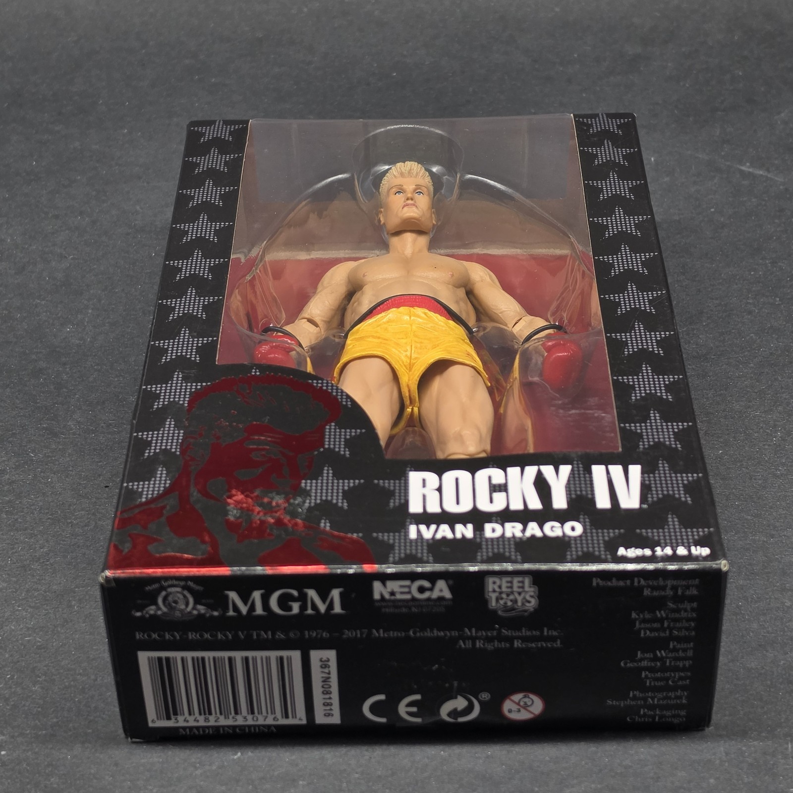 2017 NECA Rocky IV 40th Anniversary Ivan Drago Action Figure (Yellow Shorts)