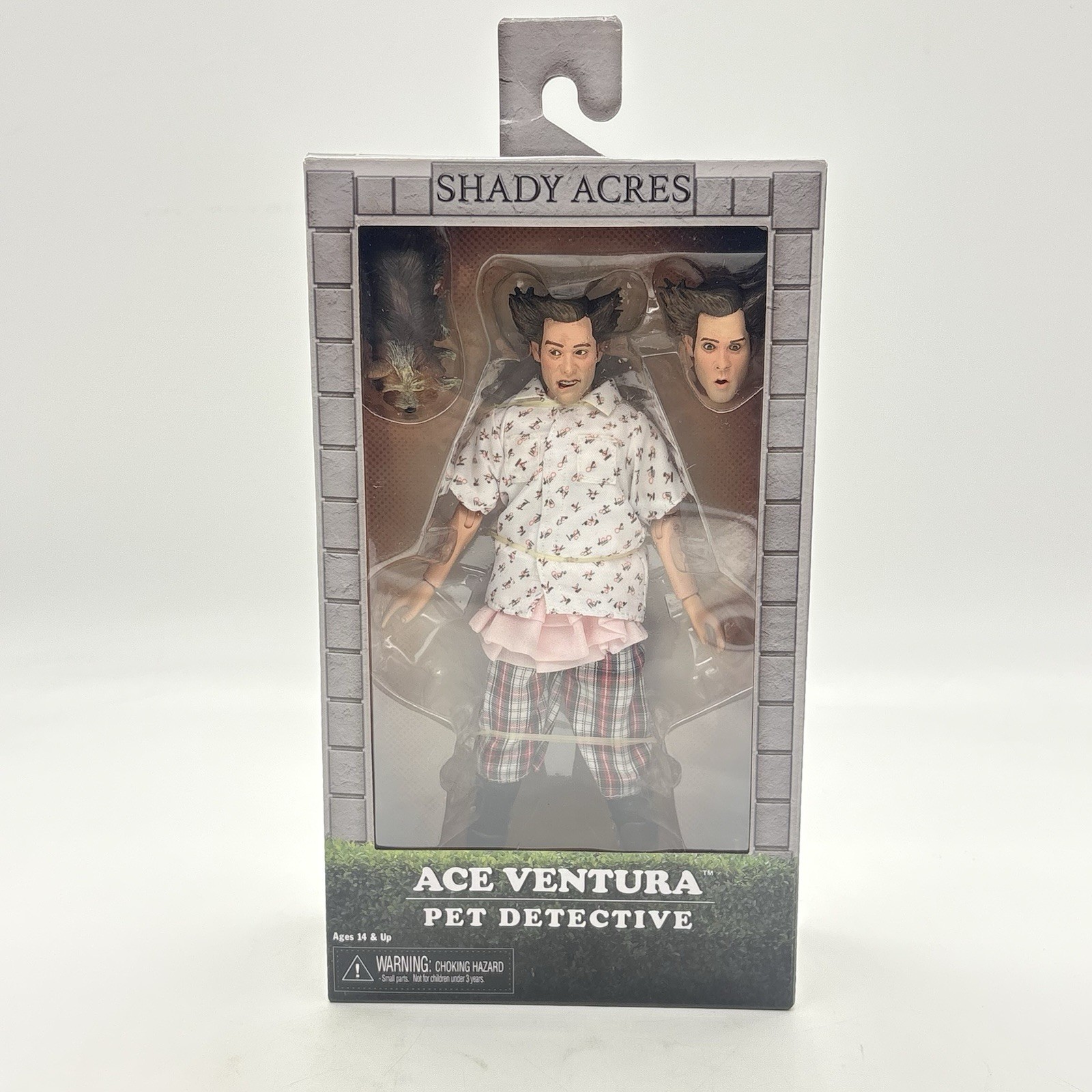 Ace Ventura Pet Detective Shady Acres Home 8″ Action Figure Jim Carrey NECA 2020