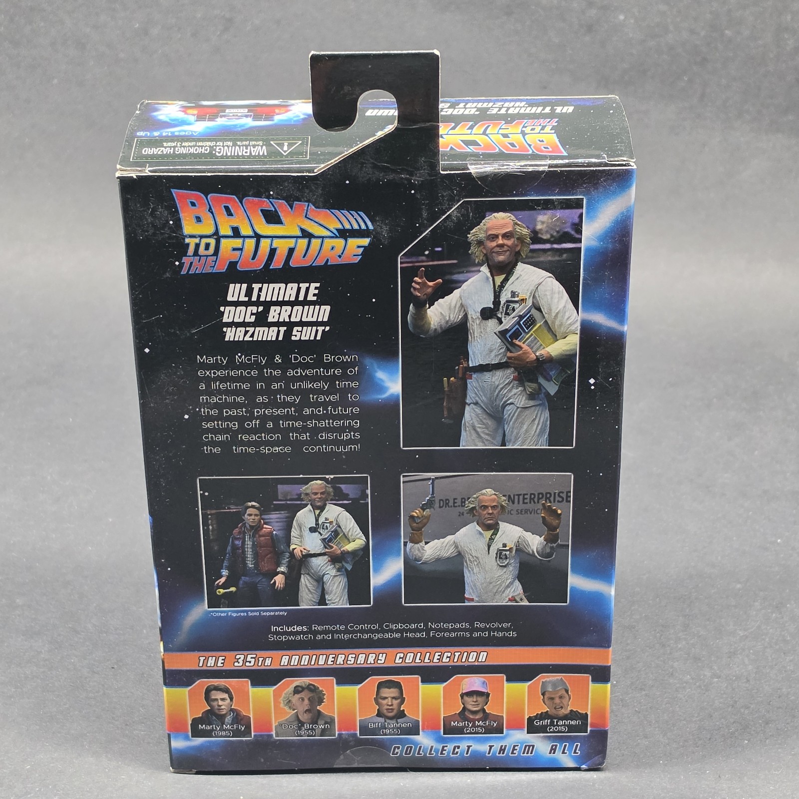 NECA Back To The Future Ultimate Doc Brown III (1985) Hazmat Suit Action Figure