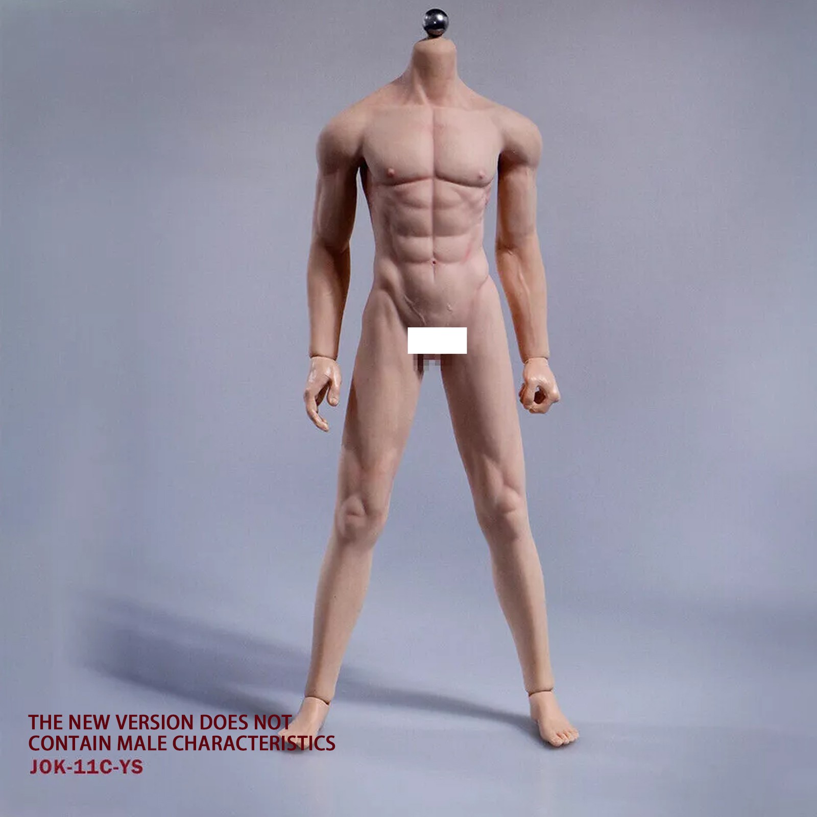 JIAOU DOLL 1/6 Seamless Male Body Doll Male Figure Fit 12″ ForPhicen Hot Toys