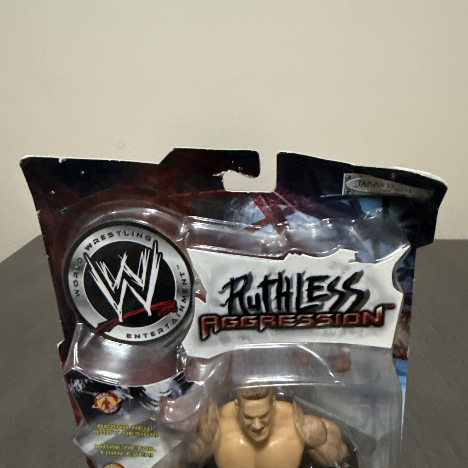 JAKKS Pacific Brock Lesnar Action Figure Ruthless Aggression WWE Plastic Sports