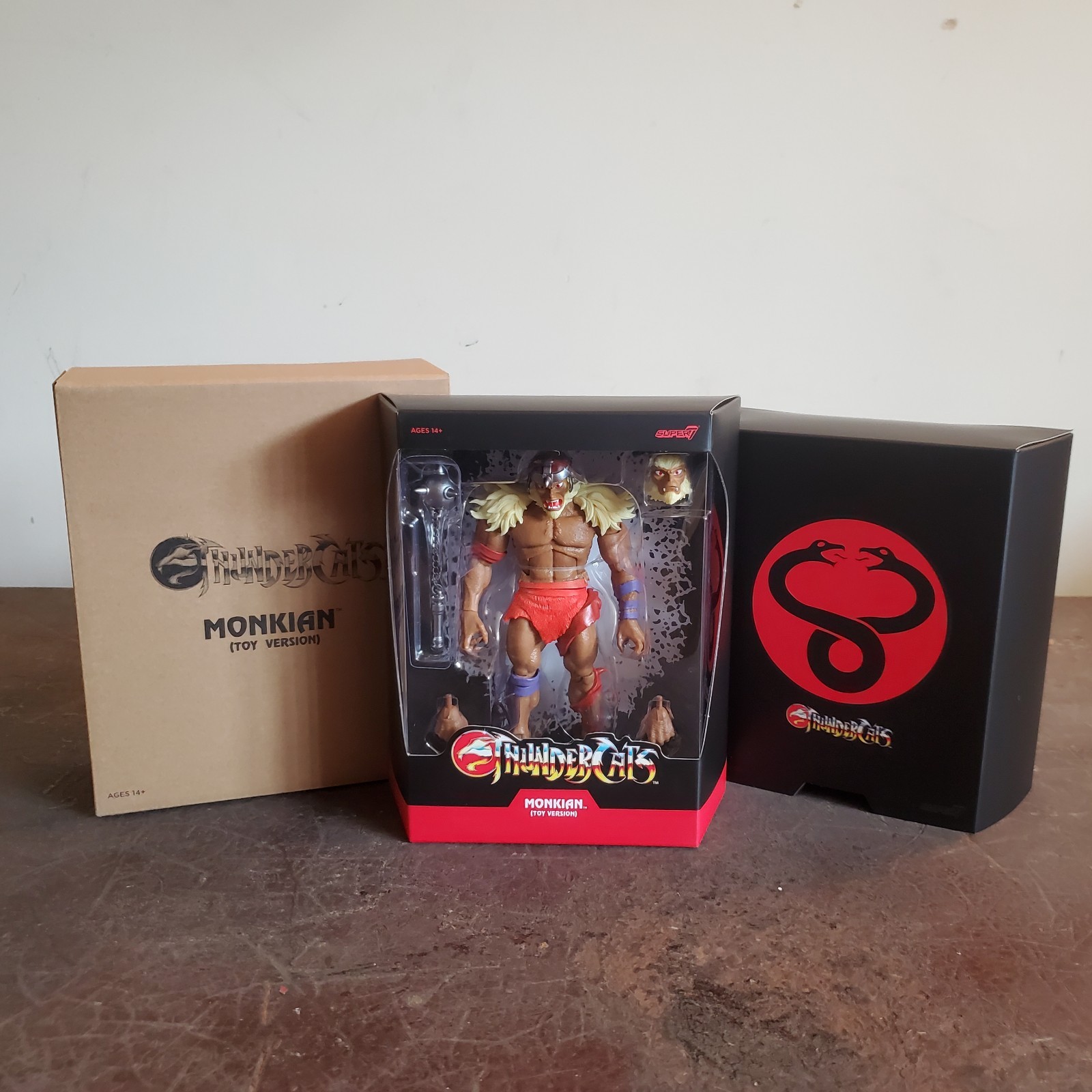 Super7 Thundercats Ultimates! Monkian (Toy Version) New & Sealed w Sleeve & Box