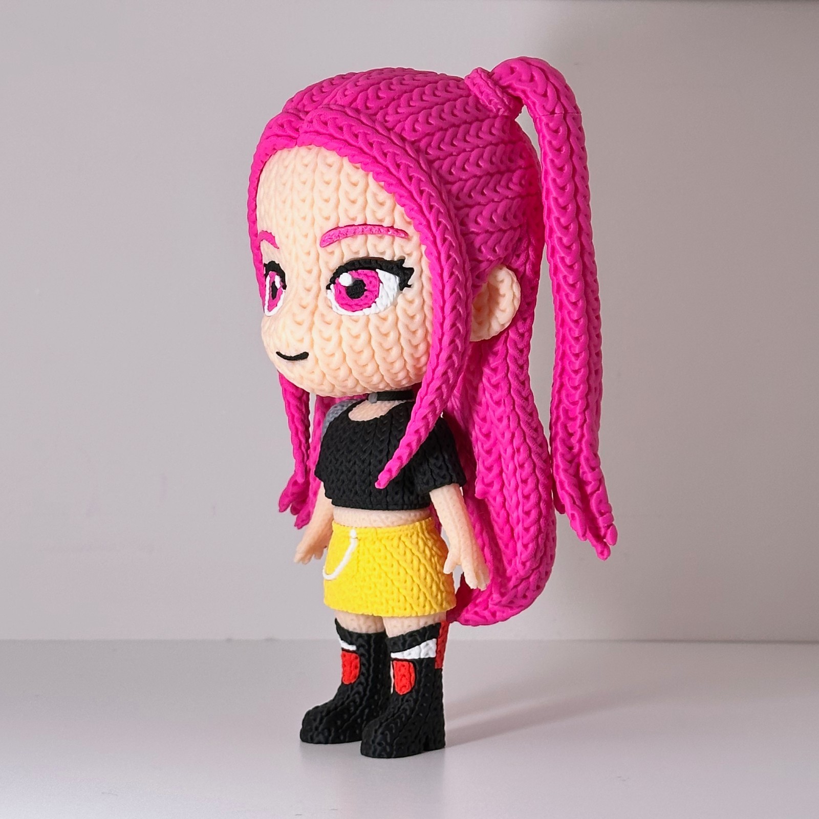 Rumi Zoey Mira – K-Pop Demon Hunters Knitted Texture Figures Display Model