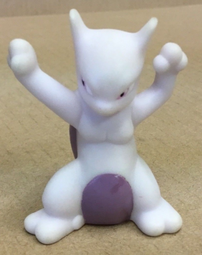 2008 Pokemon Finger Puppet Mewtwo Figure Gotta Catch Them All Nintendo Bandai