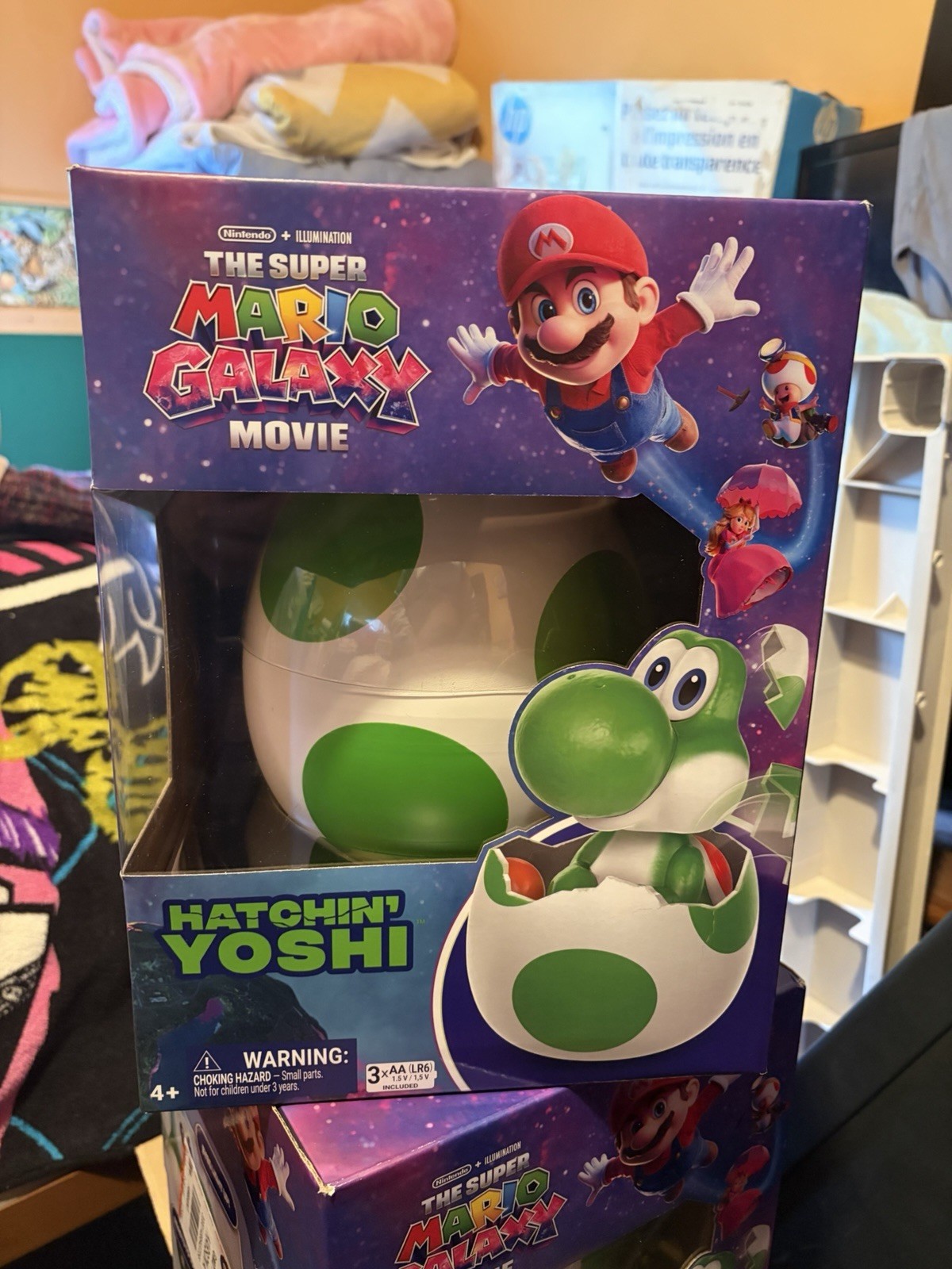 Hatchin’ Yoshi Hatching Egg – Super Mario Galaxy Movie Interactive Figure NEW