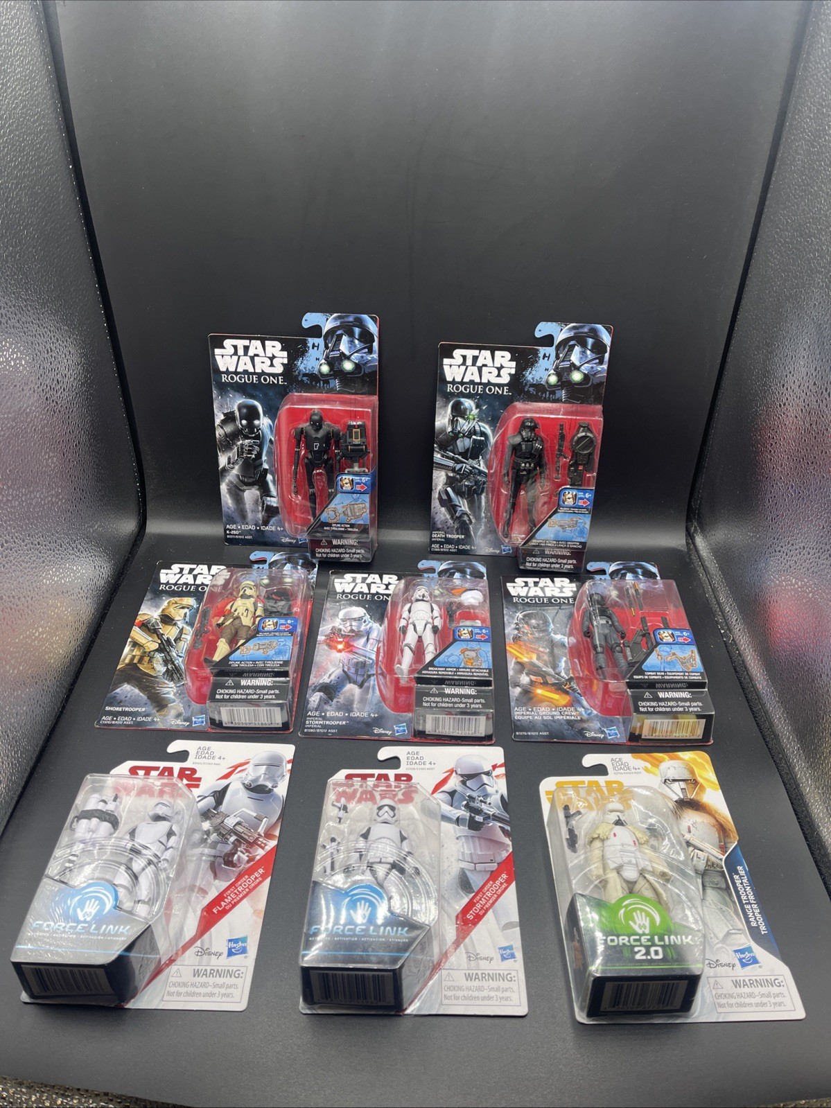 Star Wars Rogue One 3.75″ Lot Of 8 Figures Death Troopers Storm Troopers!