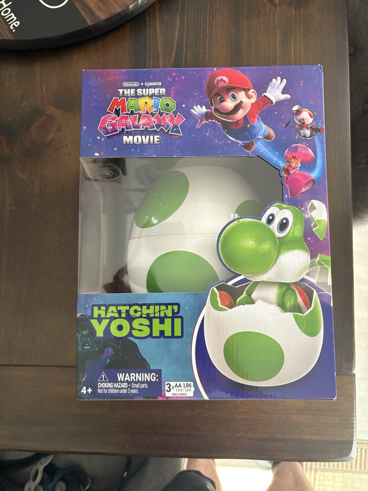 Hatchin’ Yoshi The Super Mario Galaxy Movie Interactive Egg Toy Spin Master NEW