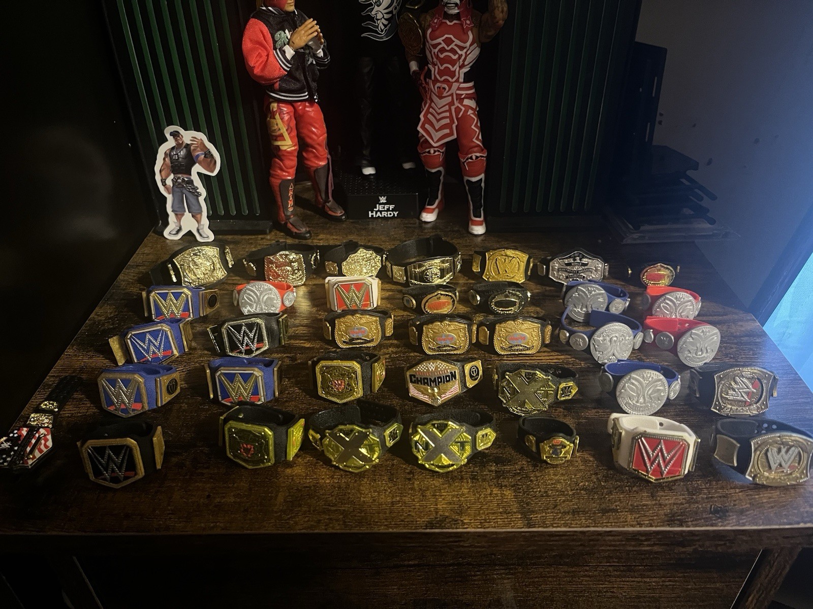 WWE Figure Championship Belt Lot