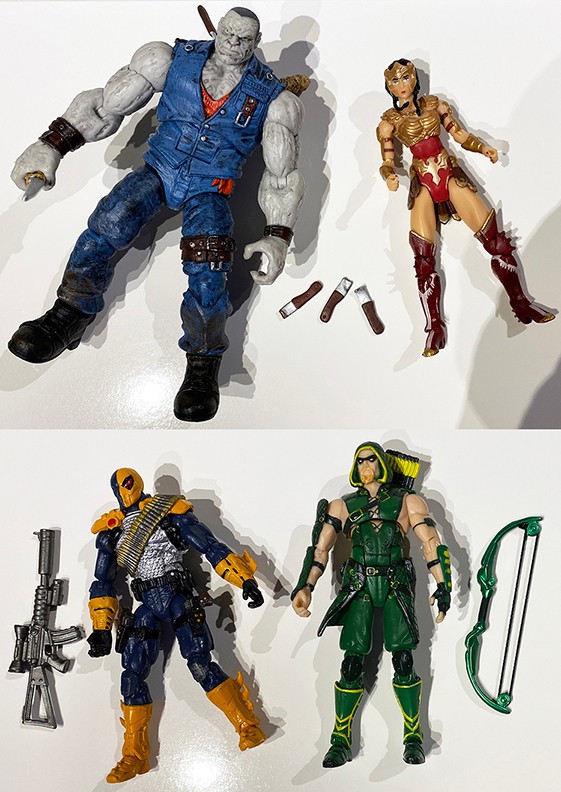 WONDER WOMAN, SOLOMON GRUNDY, GREEN ARROW, DEATHSTROKE DC Collectibles Injustice