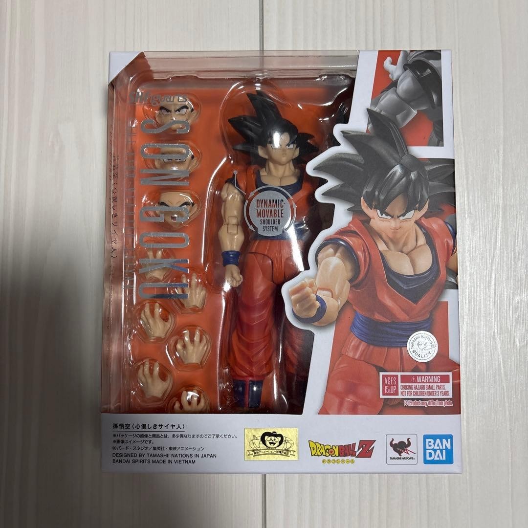 S.H.Figuarts Son Goku “A Saiyan Raised on Earth” Dragon Ball Z BANDAI New Japan