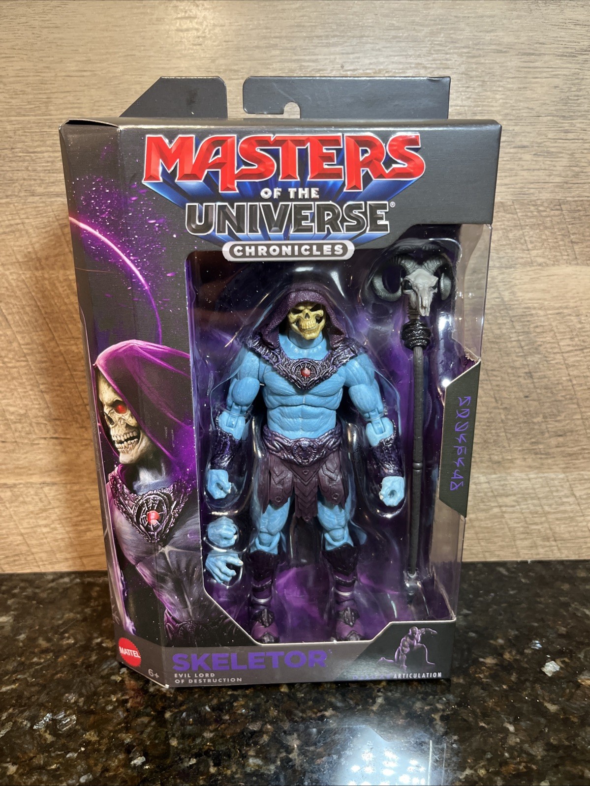 MASTERS OF THE UNIVERSE CHRONICLES SKELETOR IN HAND!