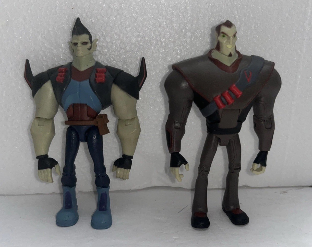 Slugterra El Diablo Nacho & Dr Blakk Jakks Pacific 2013 Anime 4″ Lot Of 2Figures