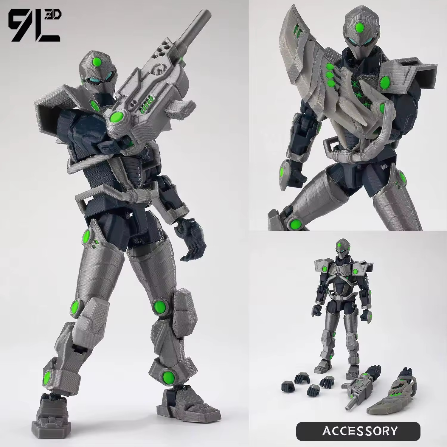 3D Printed Invincible Toys Action Figures Anime Model Lucky Dummy 13 Superheroes