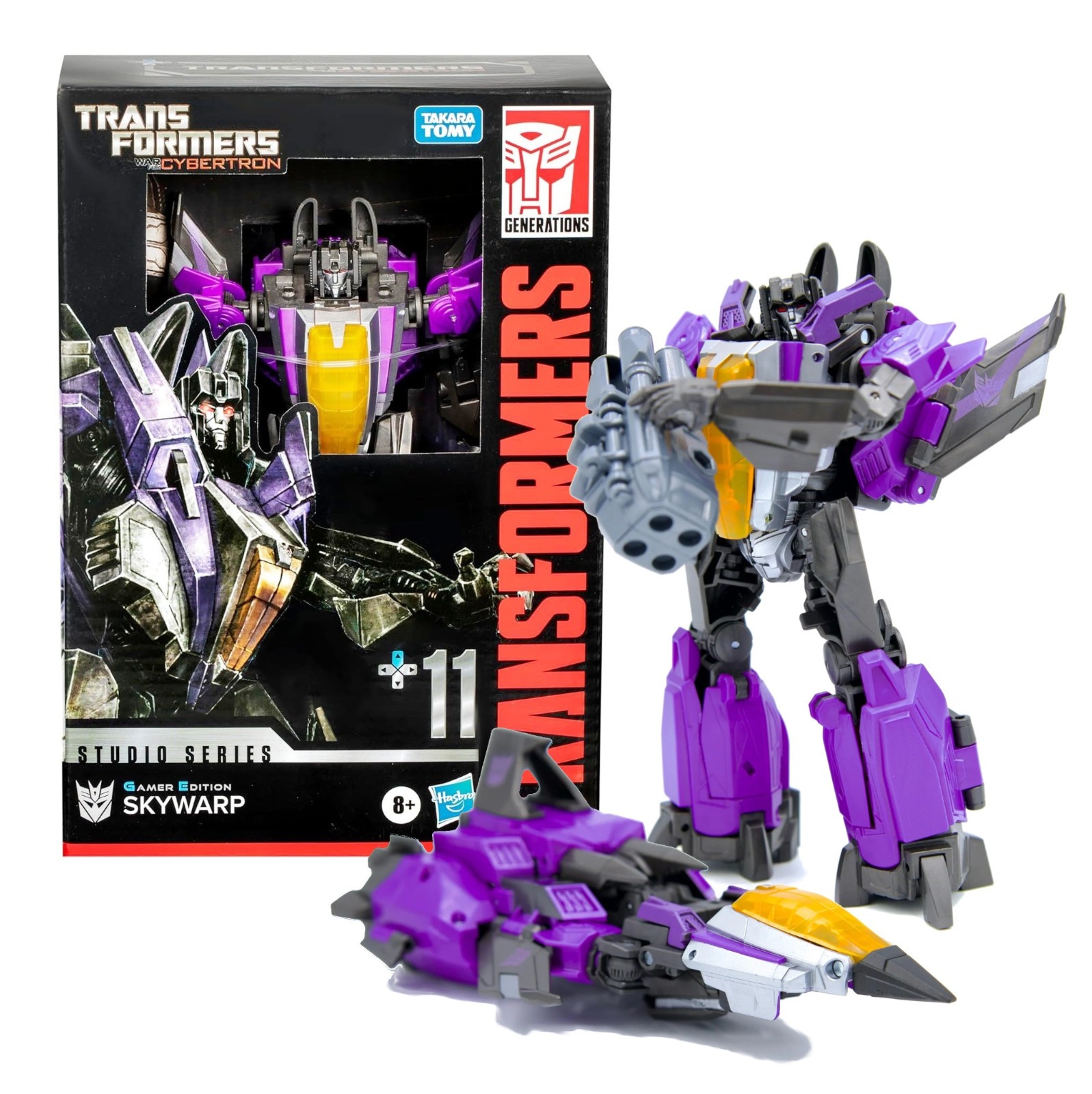 Transformers Studio Series Gamer Edition Skywarp 6.5″ Figure New in Box