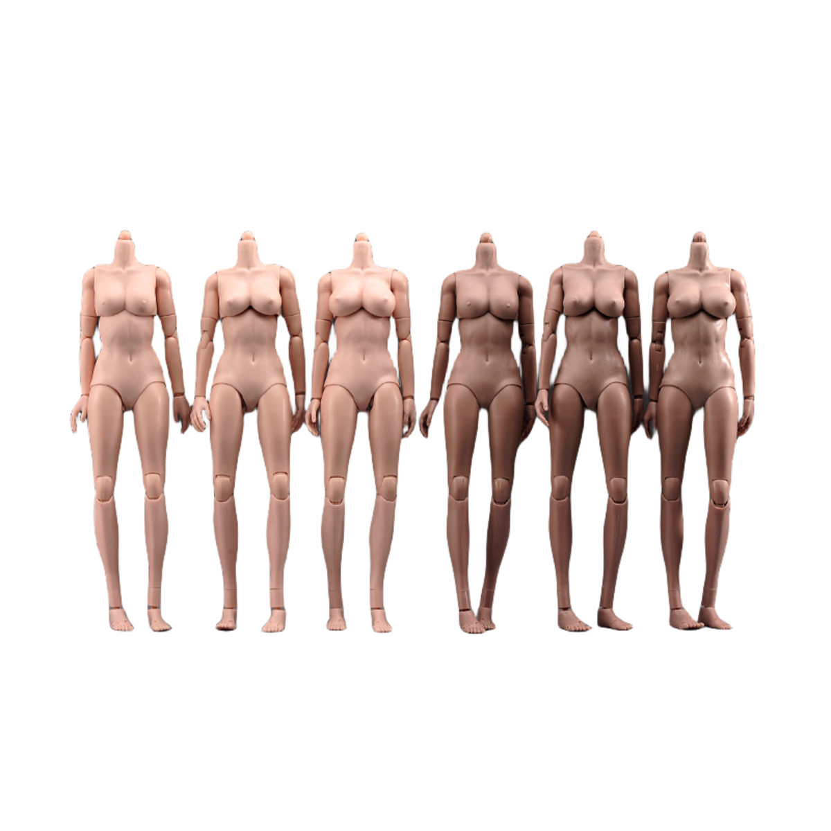 USA 1/6 Female Pale Suntan Large Chest Flexible Body 12inch Action Figure Model