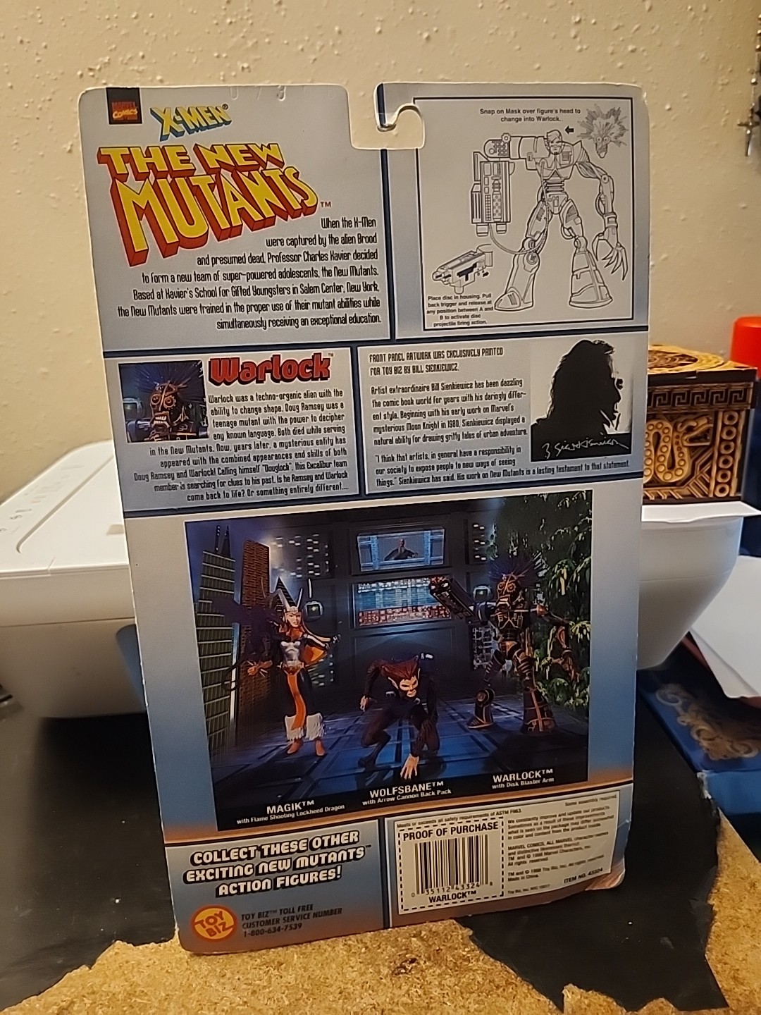 X-Men Warlock The New Mutants Disk Blaster Arm