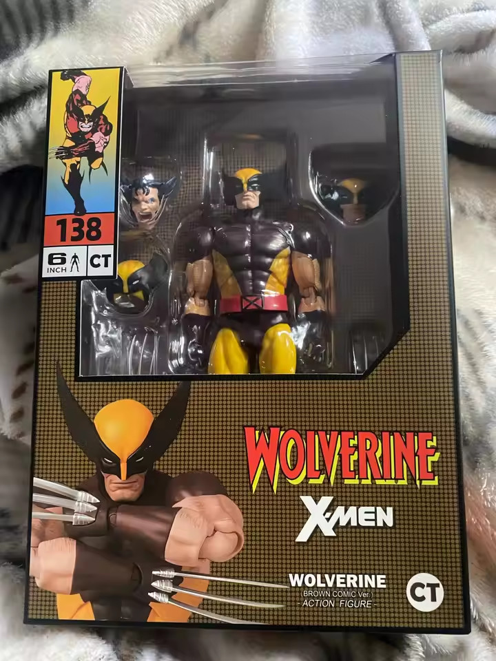 Wolverine X-Men Brown Comic Version w/Accessory 6″ Action Figure CT Toys #138