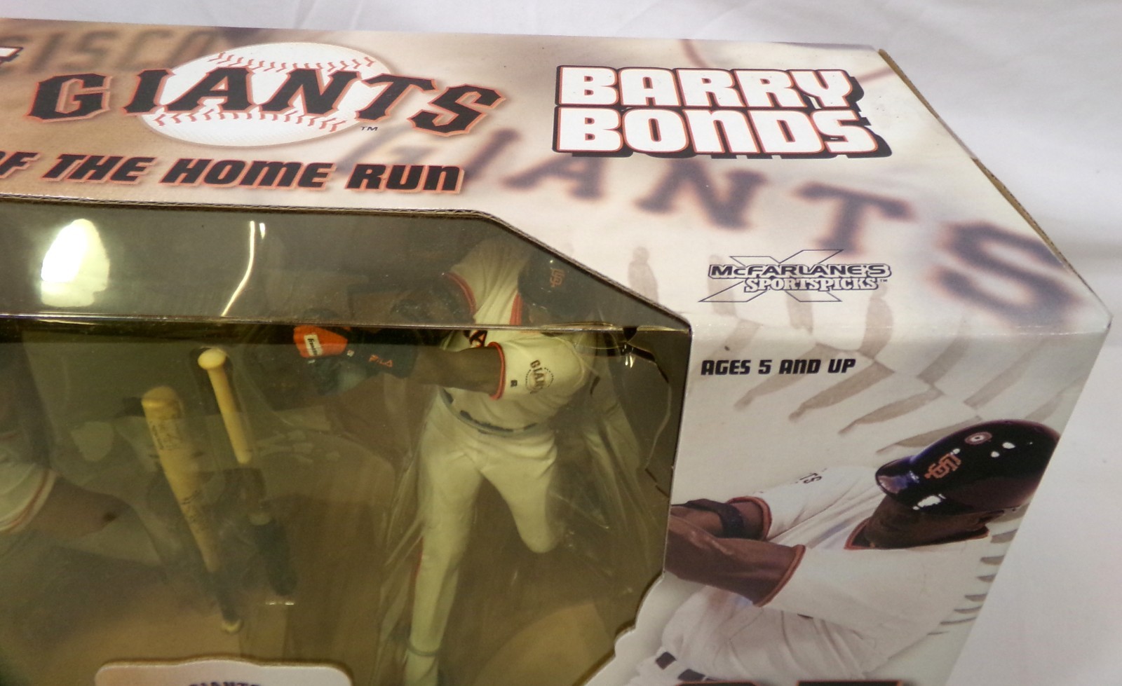 McFarlane Willie Mays & Barry Bonds Giants 6″ MLB Baseball Figure 2-Pack New