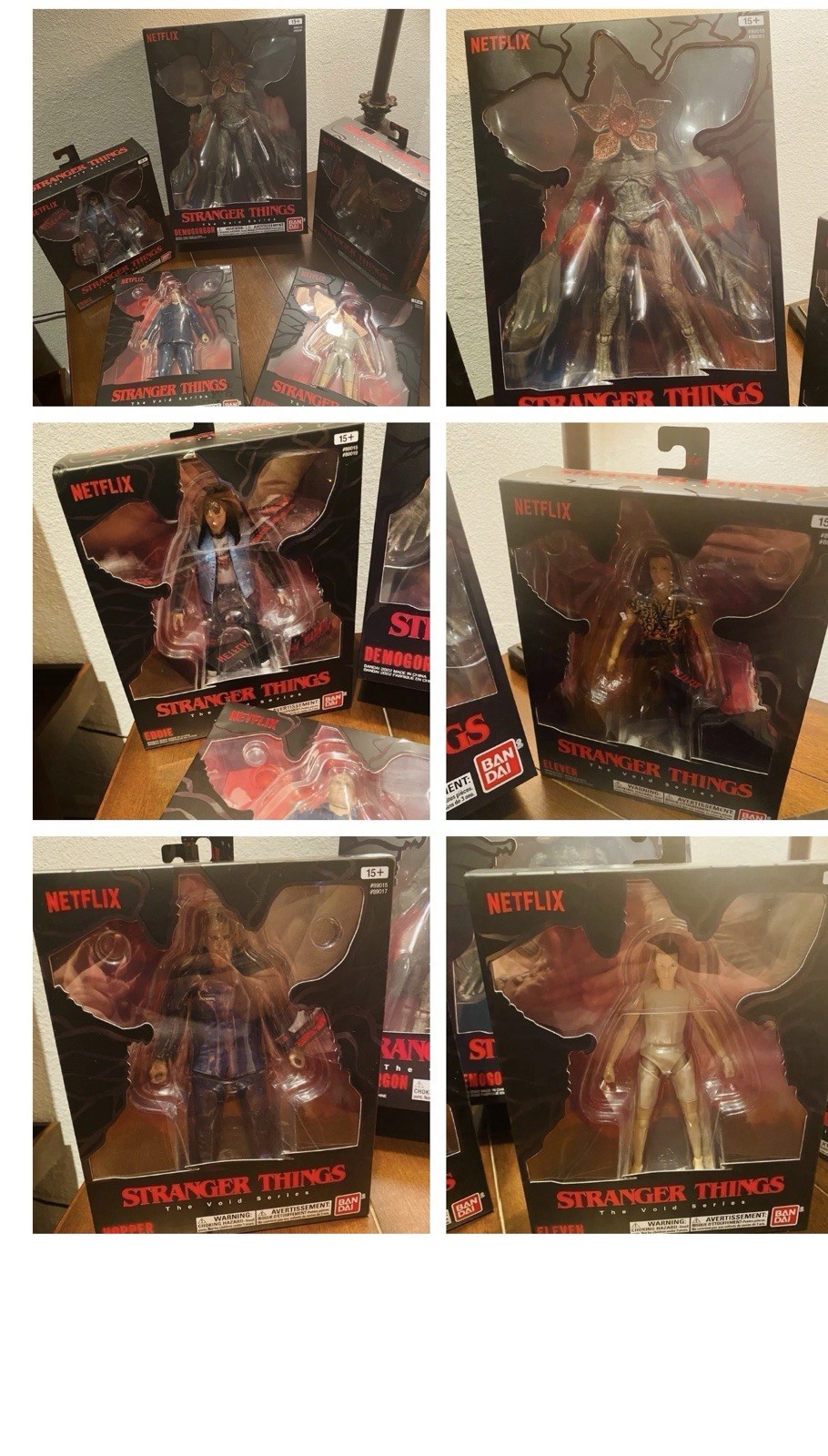 Stranger Things The Void Series Figure Collection Set of 5 Bandai