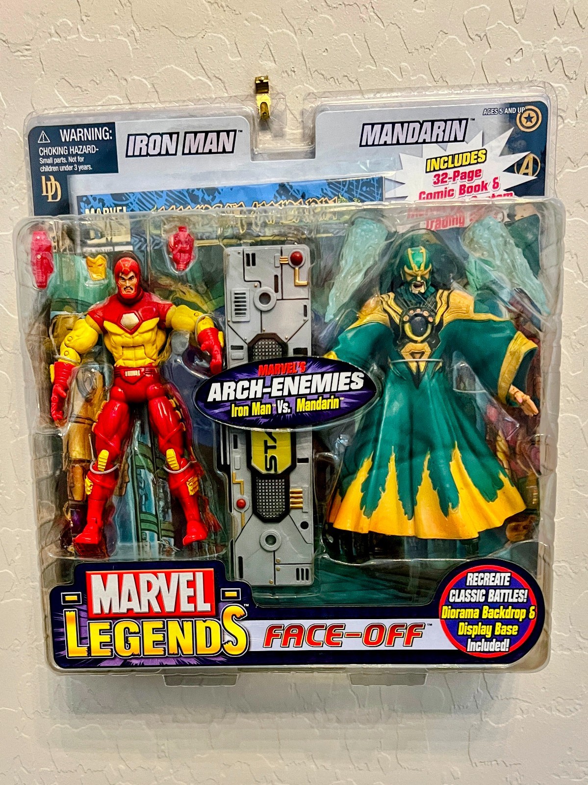 ToyBiz Marvel Legend Face-Off Iron Man VS Mandarin 2006 NIB