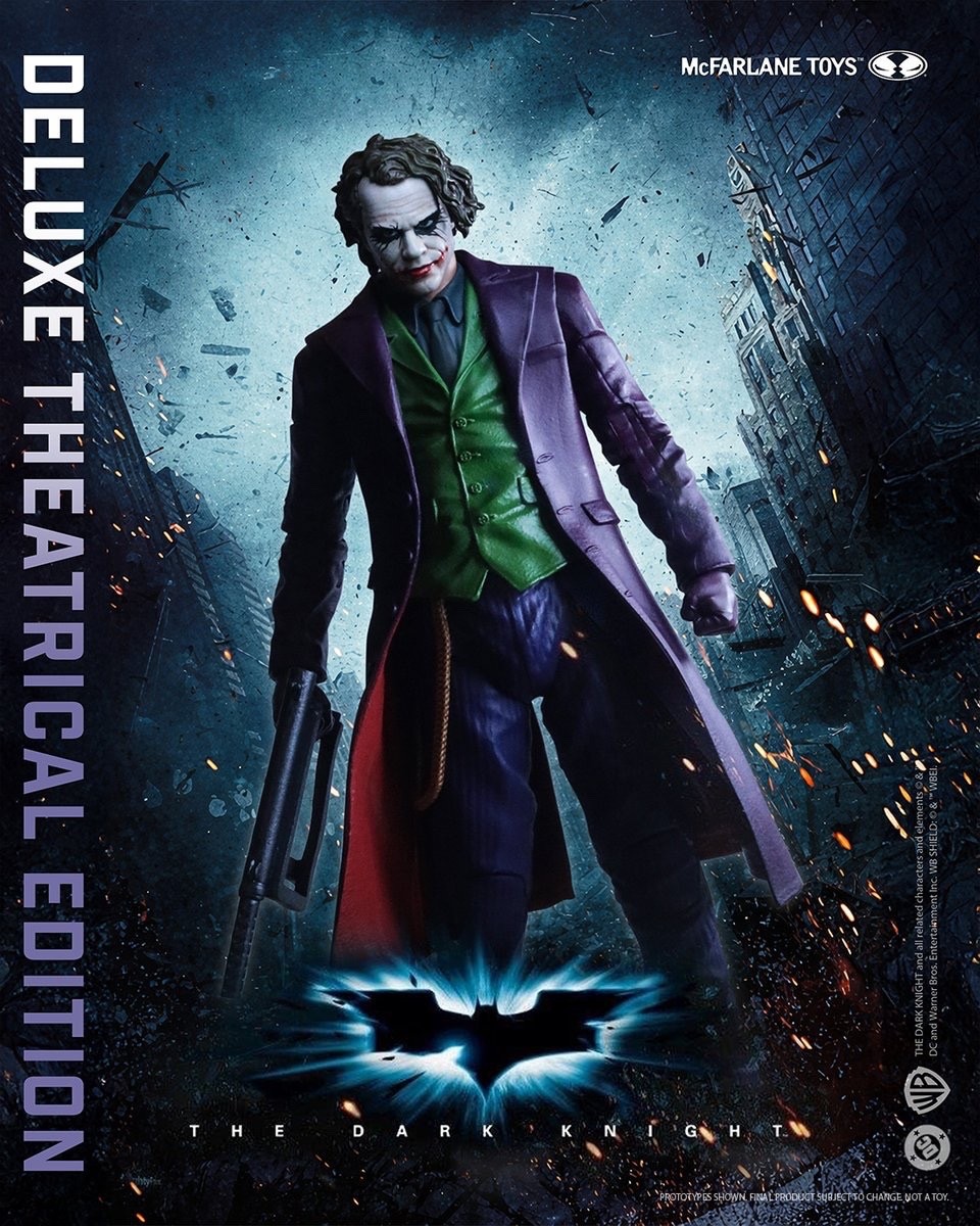 McFarlane DC Multiverse The Joker Dark Knight Deluxe Theatrical Trilogy 2026